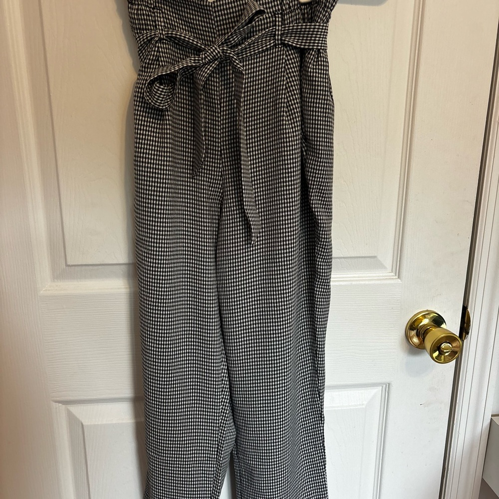 Sienna Sky Black and White Houndstooth Pants